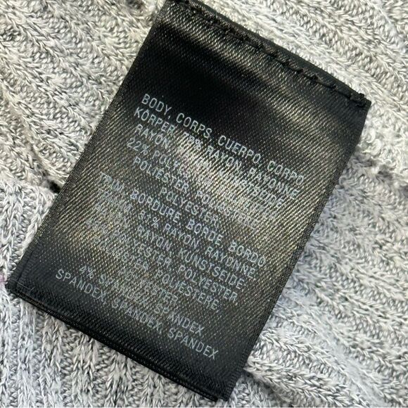 Anthropologie Grey Cowl Neck Knit Tunic, Size S - Picture 10 of 11